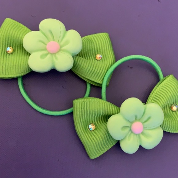 Accessories Flower Pony Tail Bows Poshmark